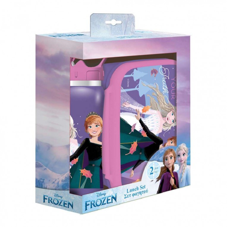 Lunch Set Disney Frozen with Plastic...