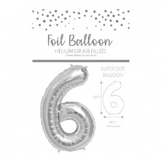 Foil Balloon Number 6...