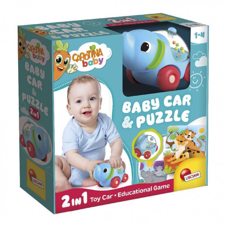 Carotina Baby Ελεφαντάκι Όχημα & Παζλ...