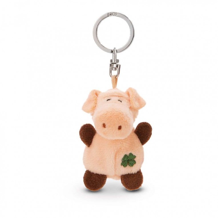 Nici Plush Keychain Pig with...