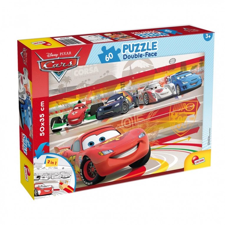 Lisciani Παζλ Double-Face Cars 60τεμ....