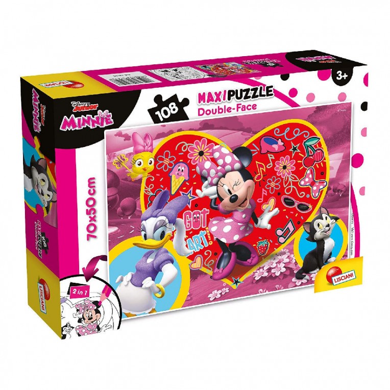 Lisciani Παζλ Maxi Double-Face Minnie...
