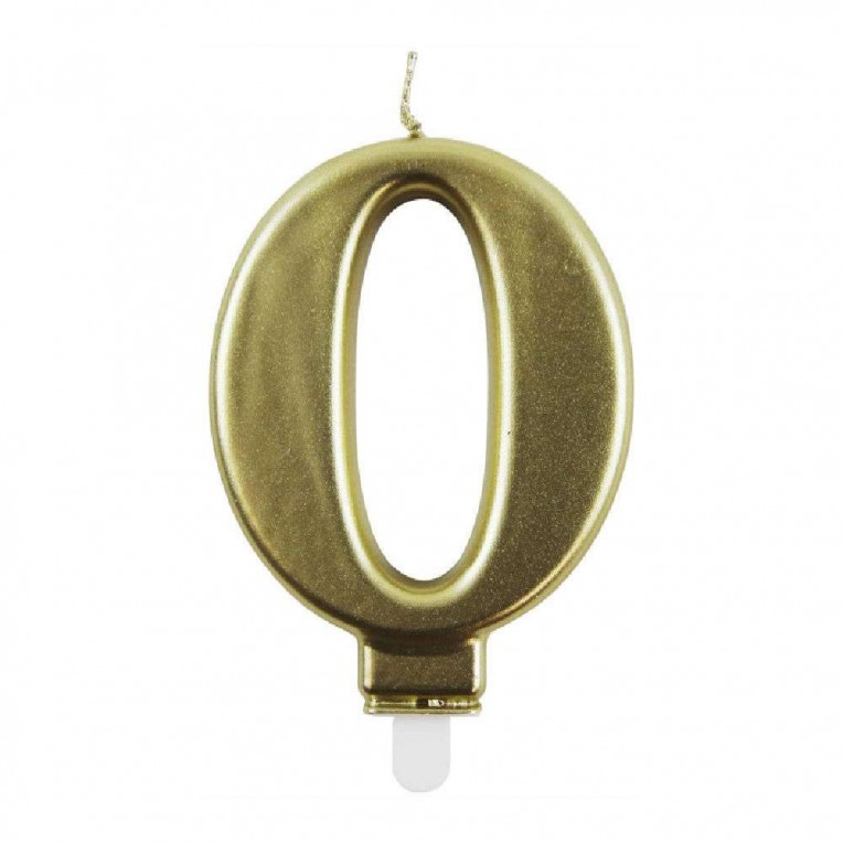 Birthday Candle No 0 Gold (33700-0C)