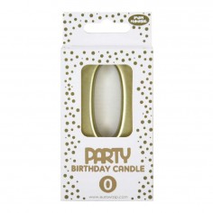 Birthday Candle No 0 Gold... 2