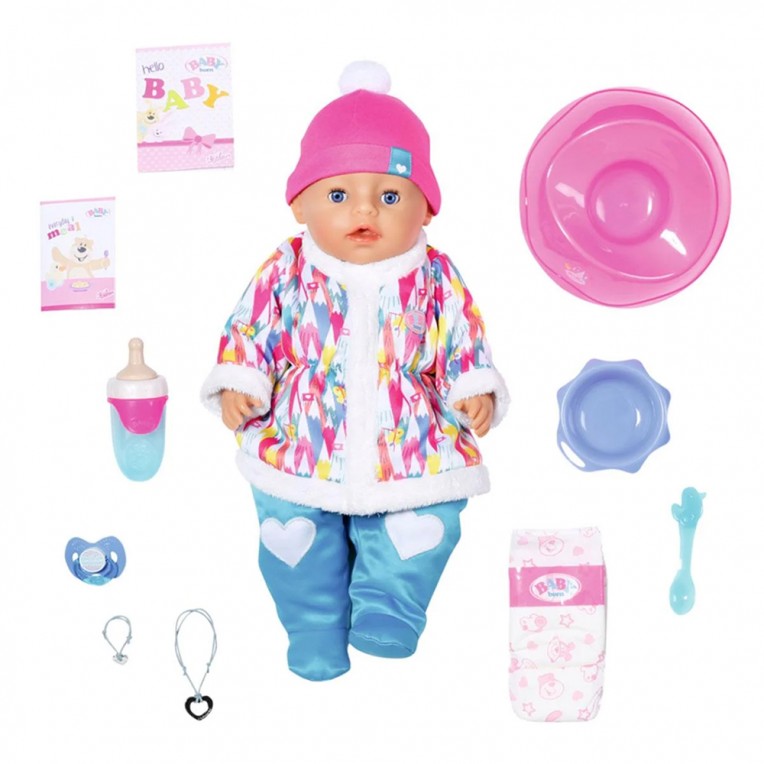 Zapf Baby Born Κούκλα Απαλό Δέρμα με...