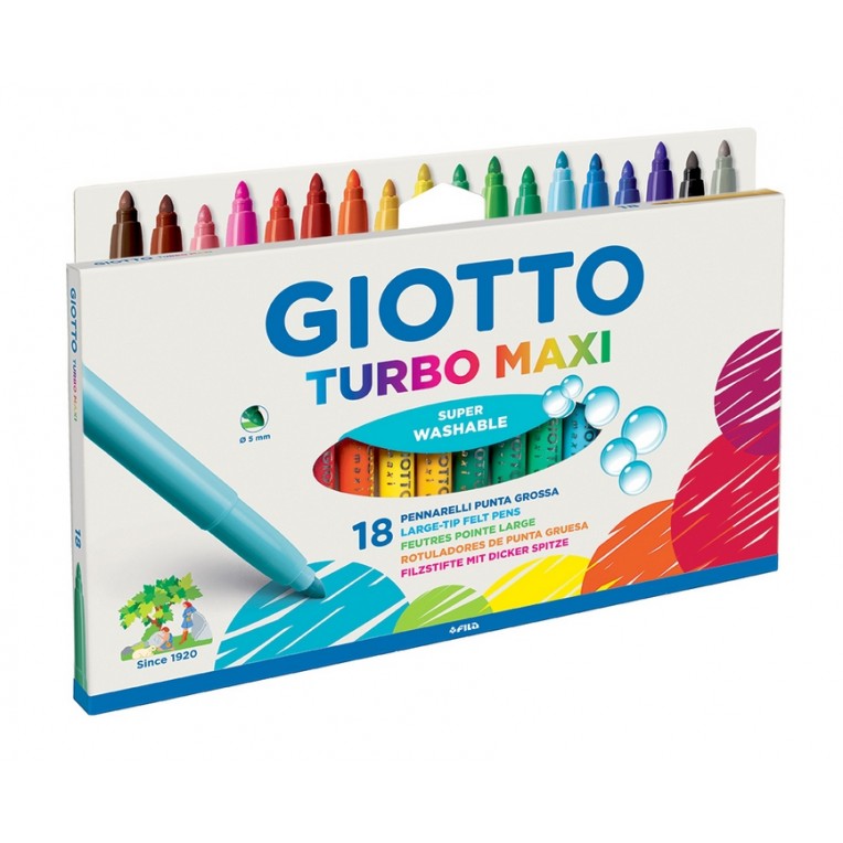 Μαρκαδόροι Χονδροί 18ΧΡ Giotto