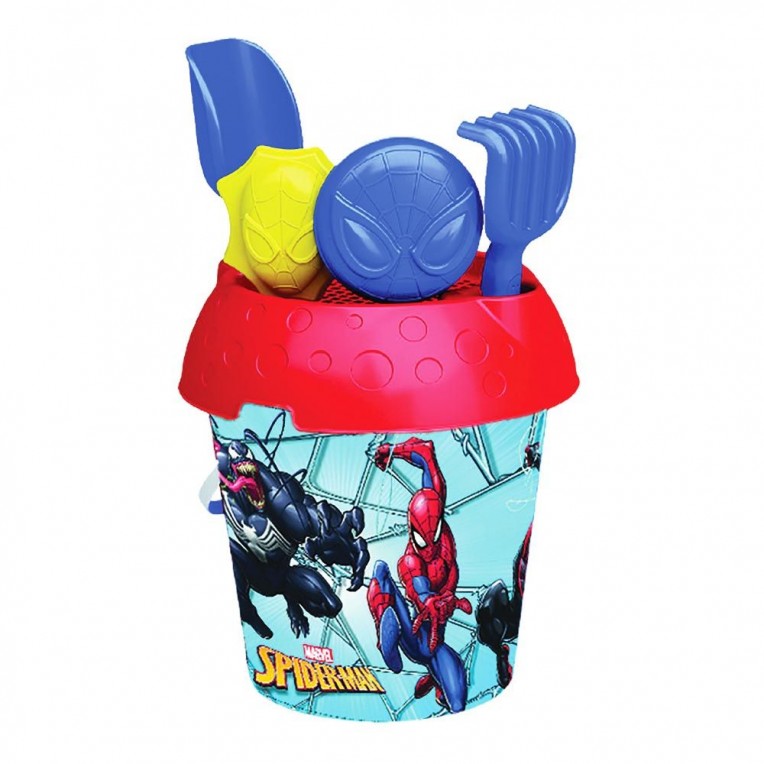Beach Set Bucket Spiderman with...