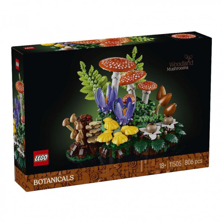 LEGO Botanicals Woodland Mushrooms...