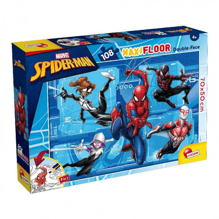 Lisciani Παζλ Maxi Floor Double-Face...