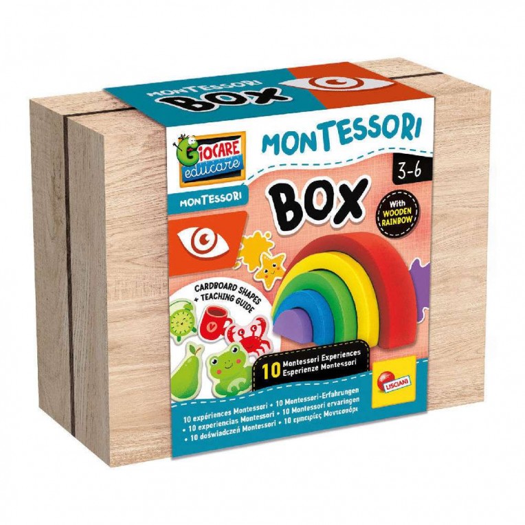 Giοcare Educare Montessori Wooden Box...