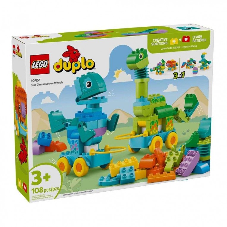 LEGO Duplo 3in1 Dinosaurs on Wheels...