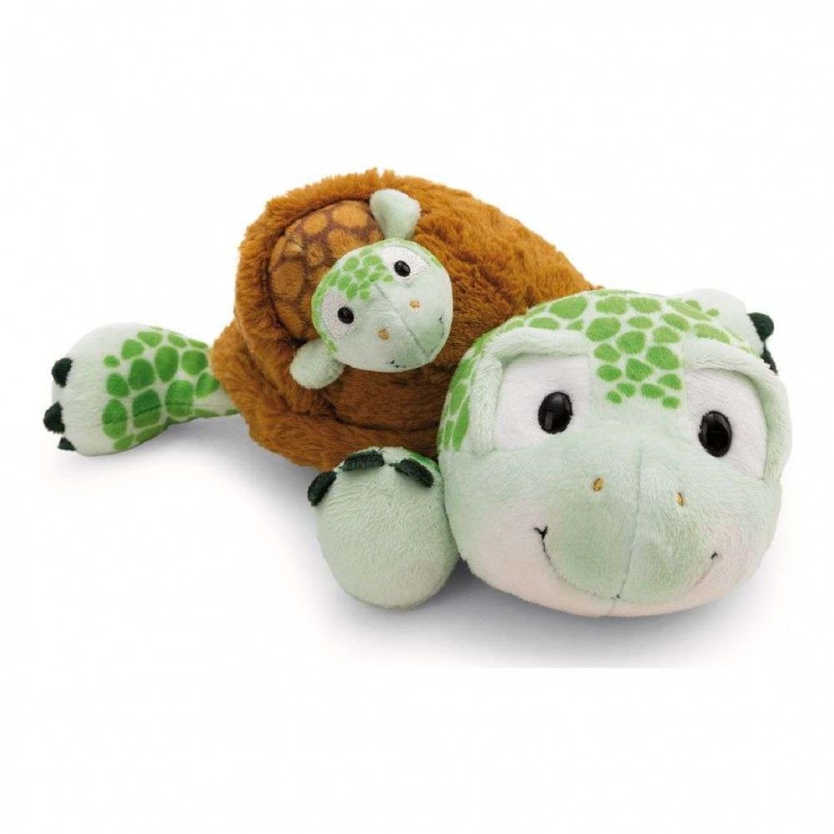 Nici Plush Turtle Mommy with Baby...