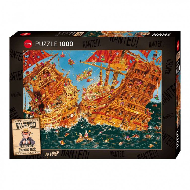 Heye Puzzle Wanted! Diamond Dick 1000...