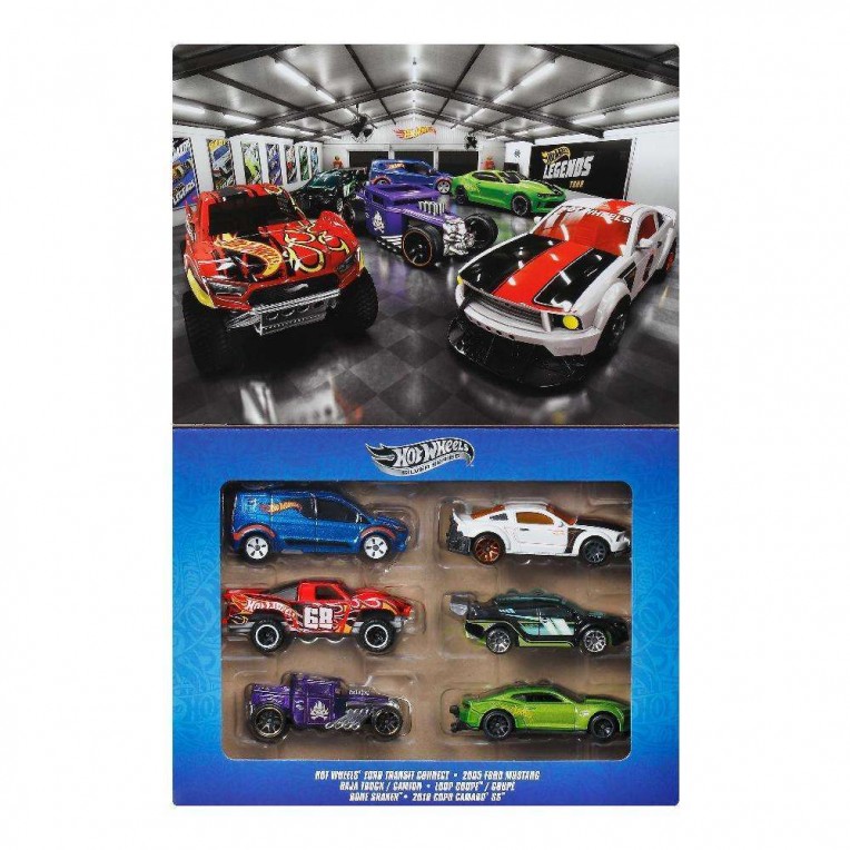 Hot Wheels Silver Series 6-Pack...