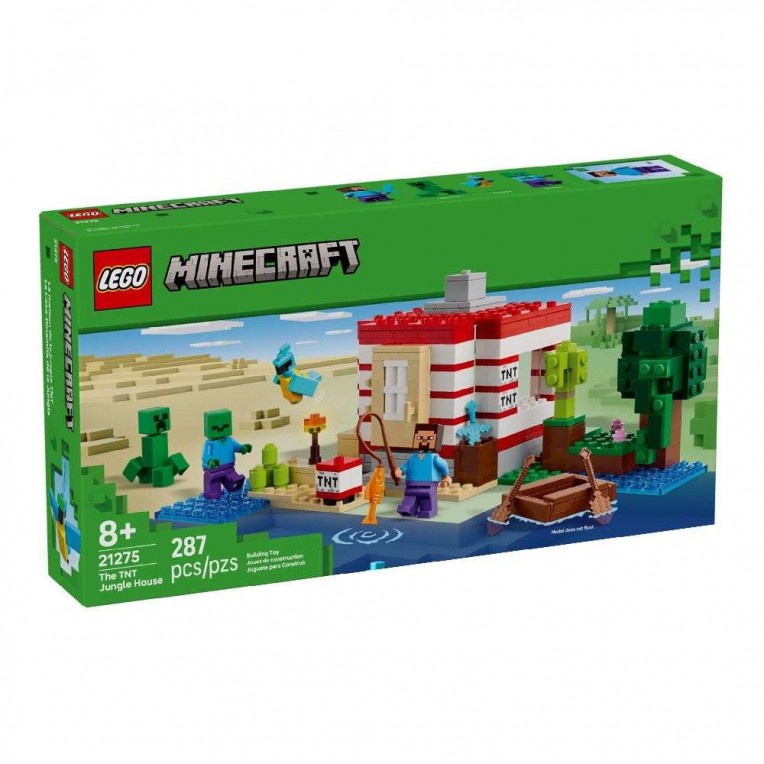LEGO Minecraft The TNT Jungle House...