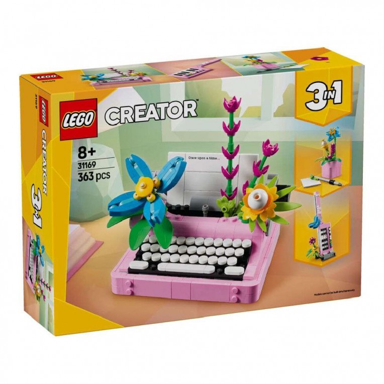 LEGO Creator Typewriter with Flowers...