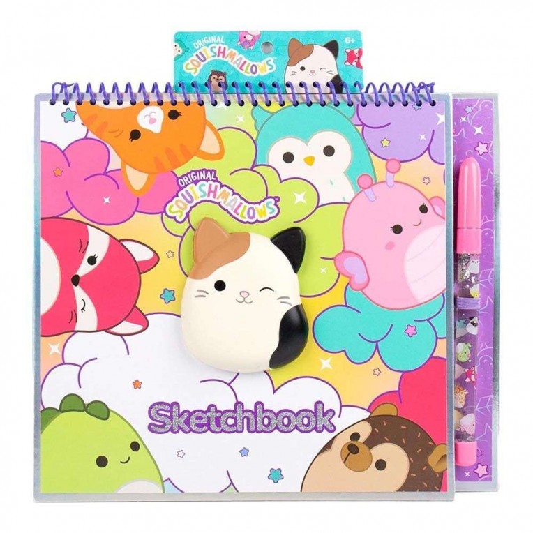 Squishmallows Sketchbook with 180+...