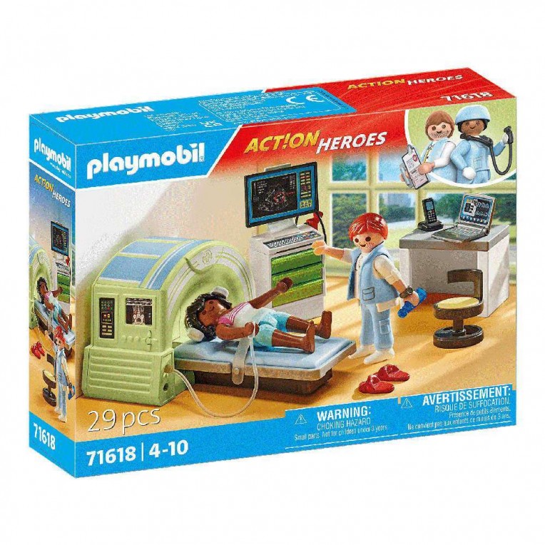 Playmobil Action Heroes MRI with...