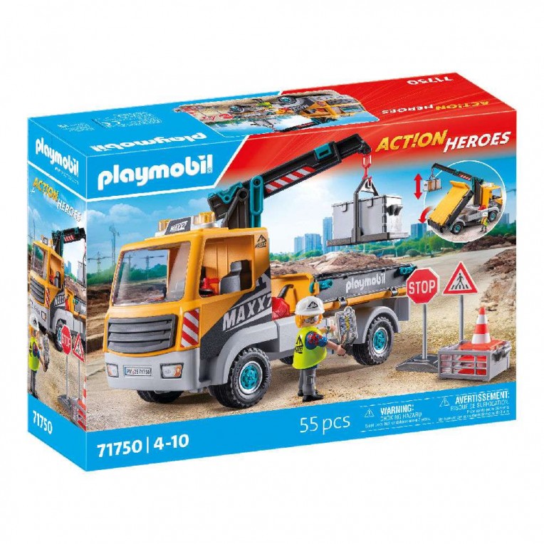 Playmobil Action Heroes Construction...