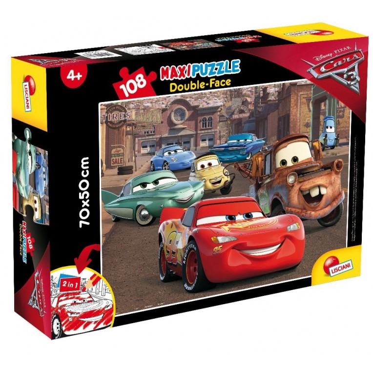 Lisciani Puzzle Maxi Double-Face Cars...