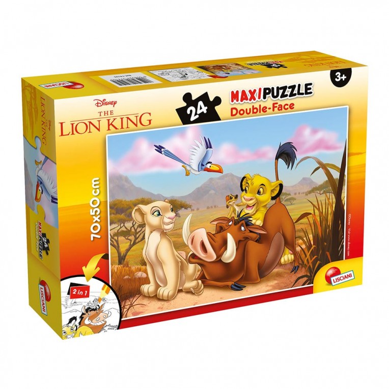 Lisciani Puzzle Maxi Double-Face Lion...