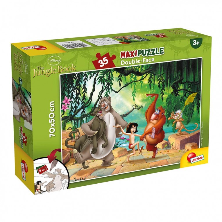Lisciani Παζλ Maxi Double-Face Jungle...