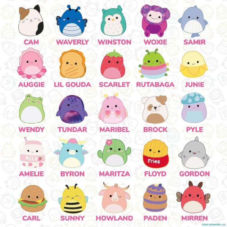 Squishmallows Σετ 25 Μίνι Γόμες...