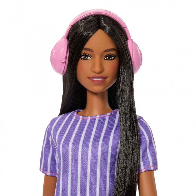 barbie fashionista barbie doll purple dress Barbie Fashionistas Doll Purple Dress X7870 2012
