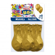 Balloons Luna Gold 8pcs...