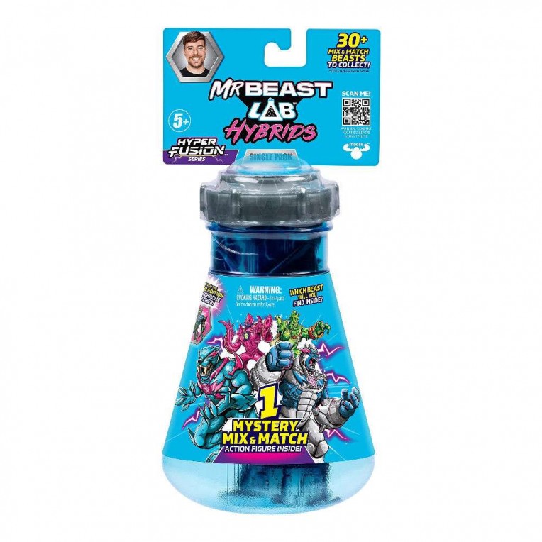 MrBeast Lab Hybrids Hyper Fusion Series 1 Action Figure Mix
