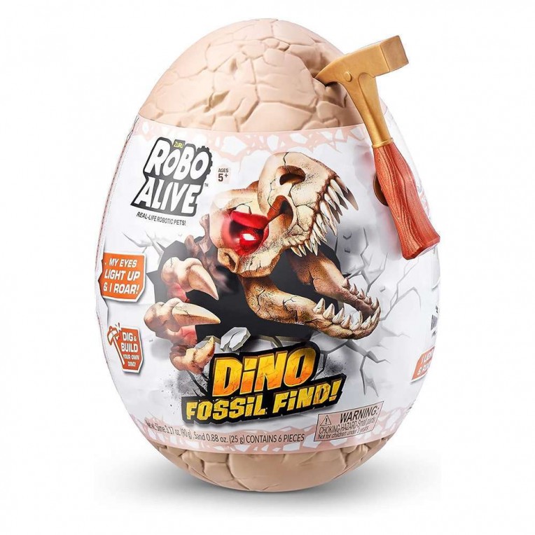 Robo Alive Dino Fossil Find! Egg...