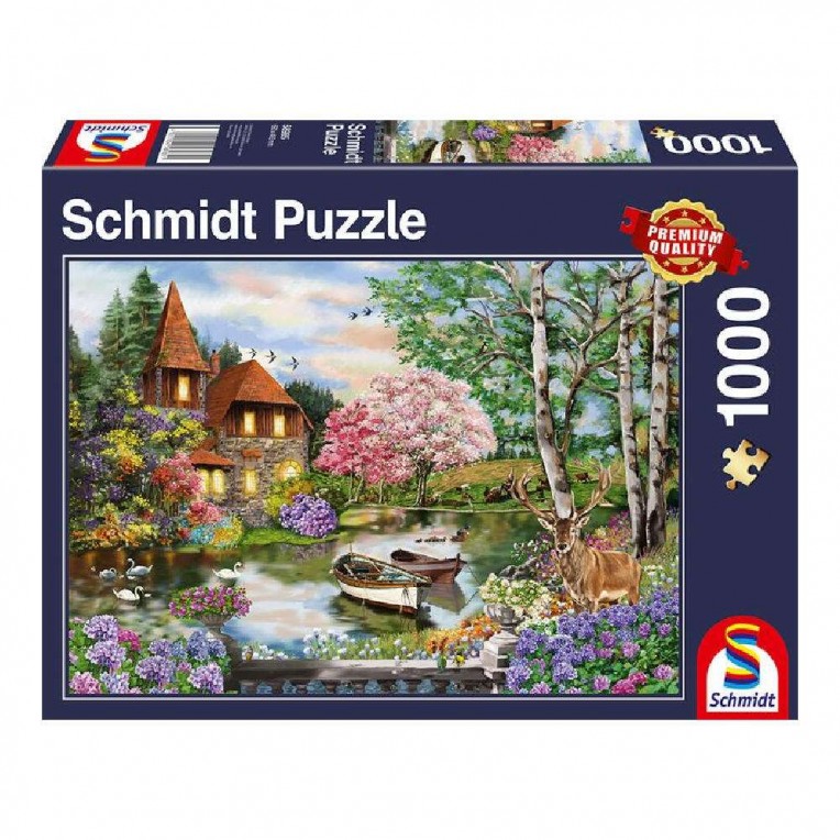 Schmidt Puzzle House on the Lake 1000...