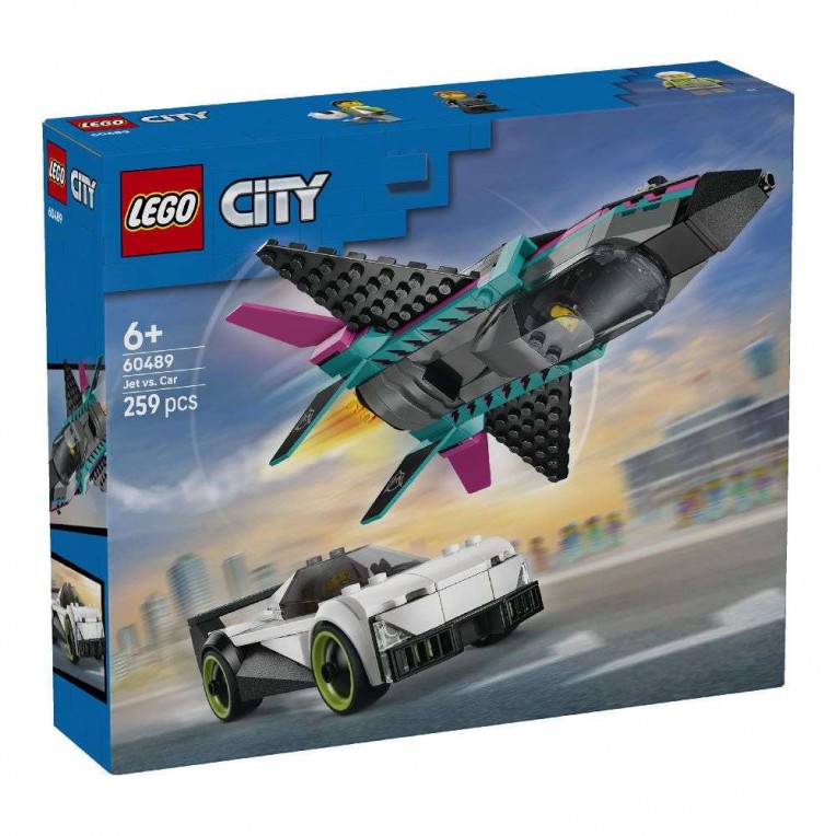 LEGO City Jet vs. Car (60489)