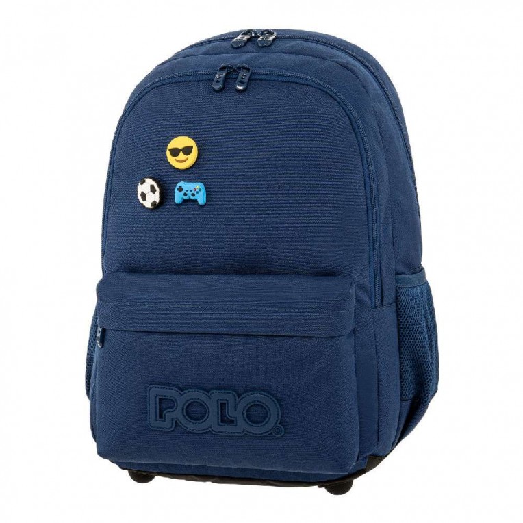 Σακίδιο Πλάτης POLO Pins Μπλε...