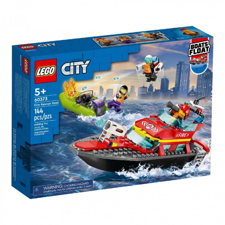 LEGO City Fire Rescue Boat (60373)