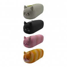 Silicone Round Pencil Case...