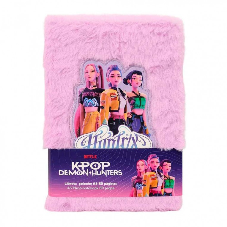 Plush Notebook K-Pop Demon Hunters...