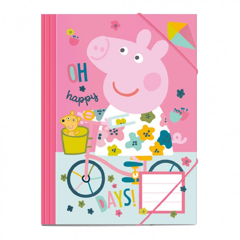 Paper Folder with Bands Peppa Pig...