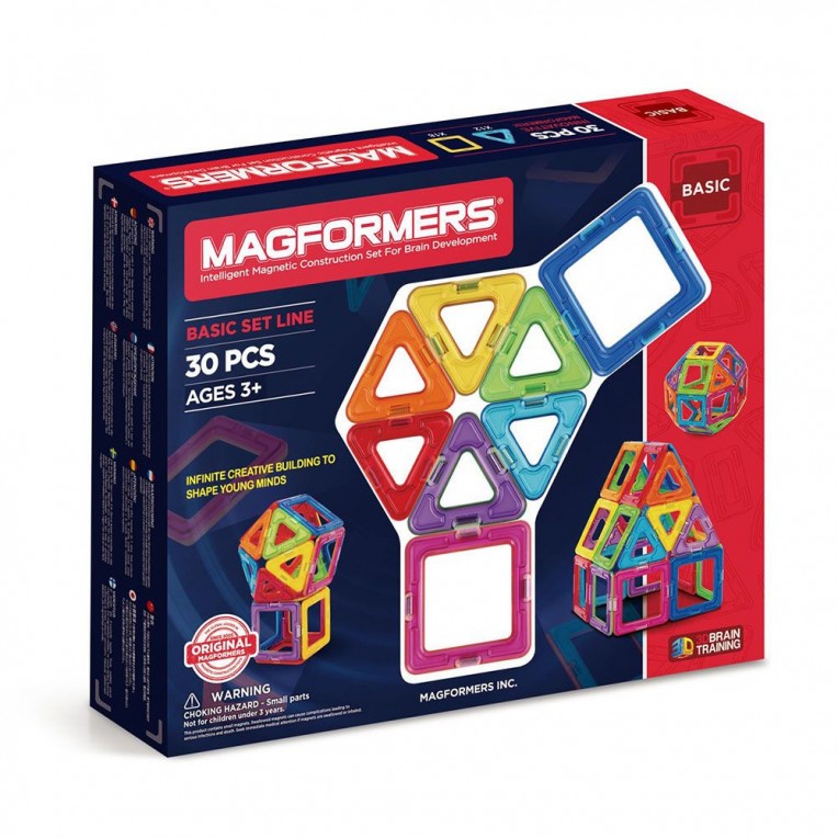 Magformers Rainbow Basic Line 30pc...
