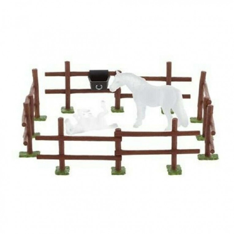 Bullyland Horse Fence with Trough...