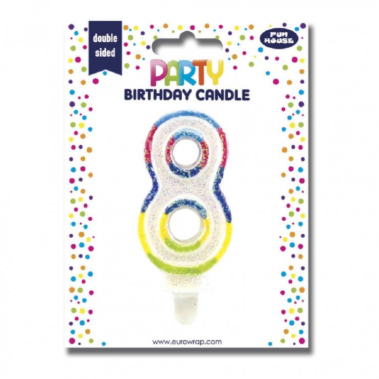 Birthday Candle Number 8 (6828-8C)