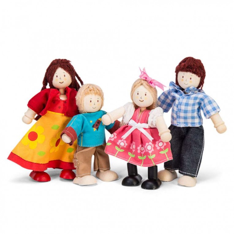 Le Toy Van Family with 4 Dolls - 2...