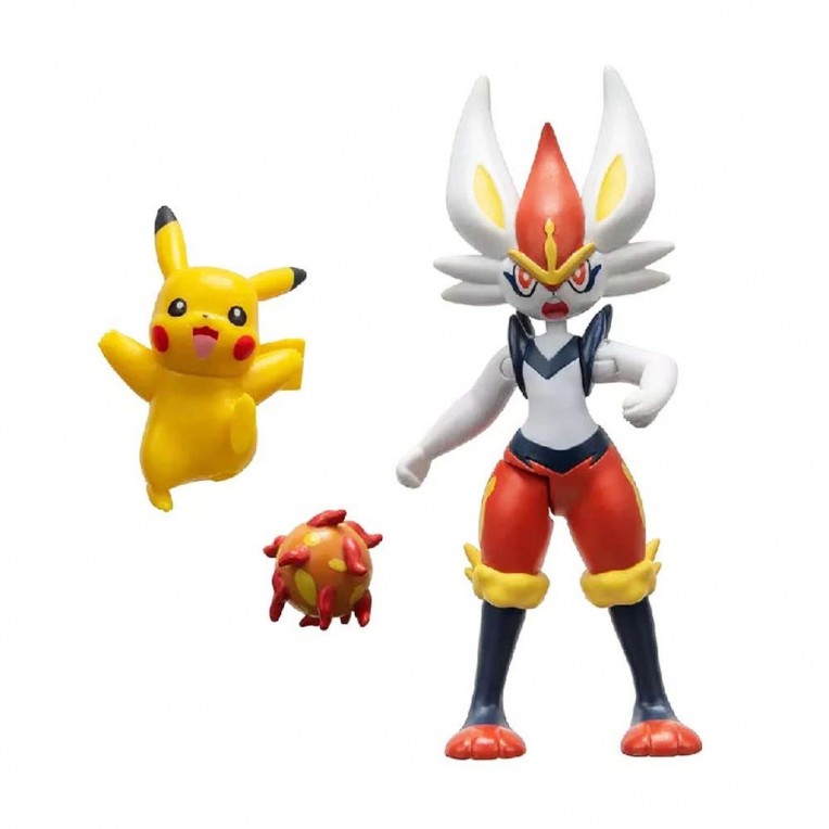Pokemon Φιγούρες Μάχης Σετ Cinderace...