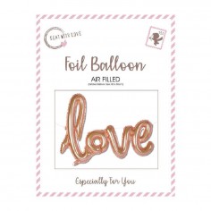 Foil Balloon Love Rose Gold...
