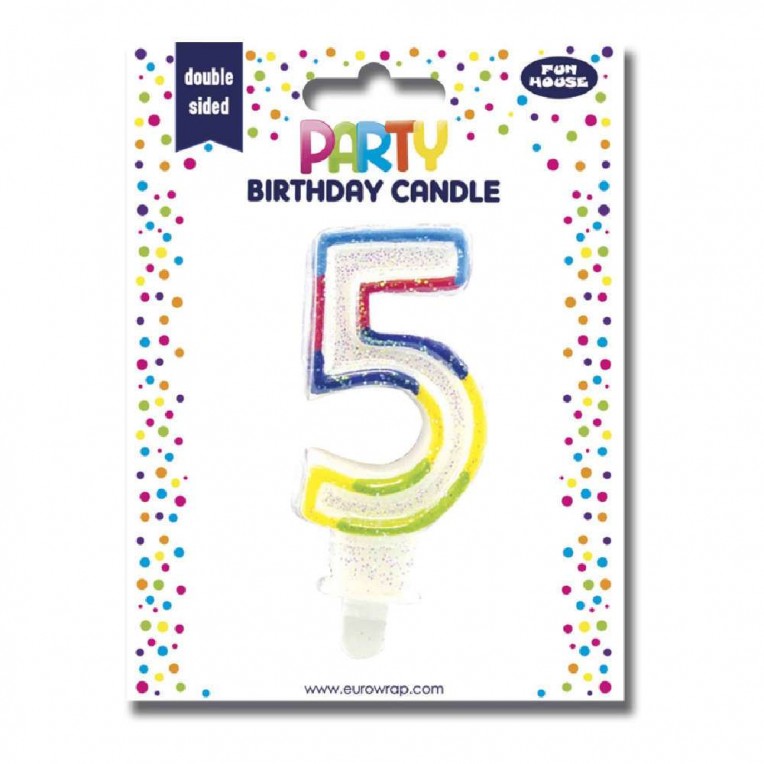 Birthday Candle Number 5 (6828-5C)