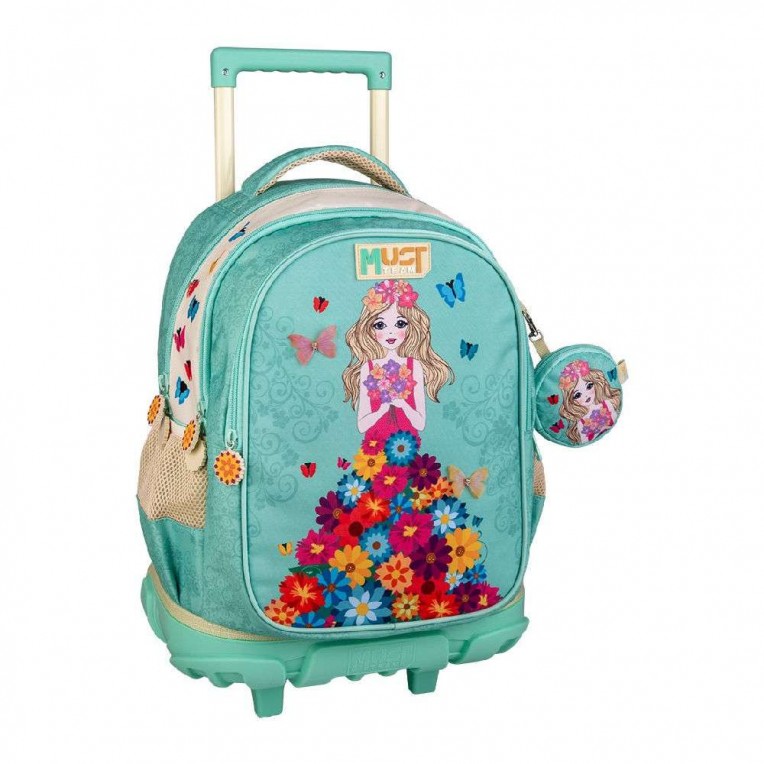 Trolley Backpack Must Team Flower...