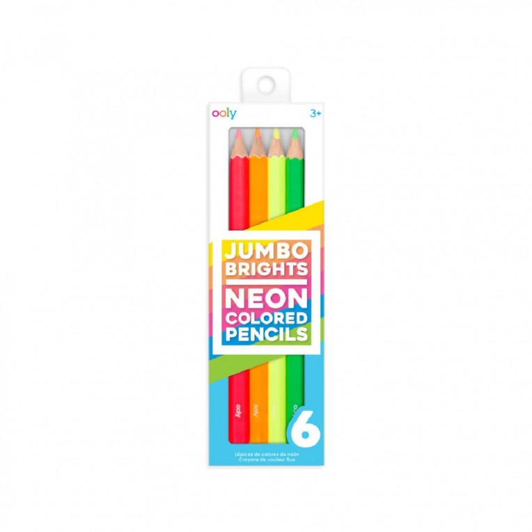 Ooly Jumbo Brights Neon Colored...