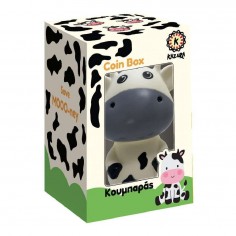 Kazura Coin Box Cow White...