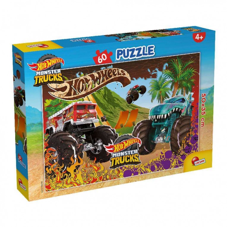 Lisciani Παζλ Plus Hot Wheels Monster...
