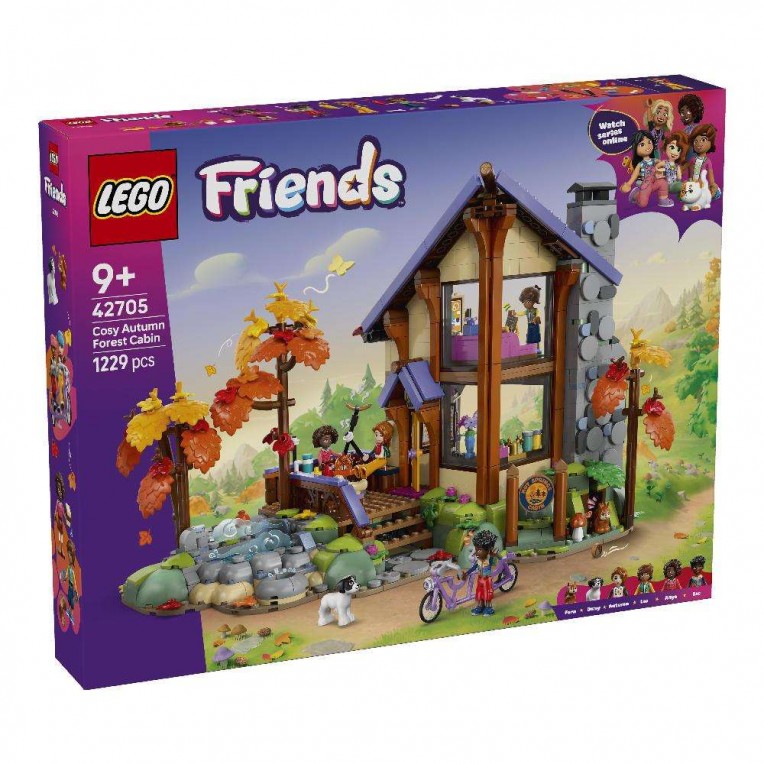 LEGO Friends Cozy Fall Forest Cabin...